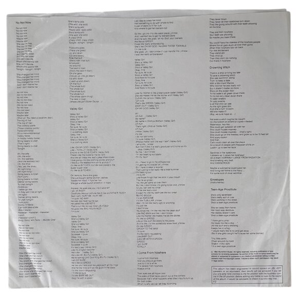 Frank Zappa Ship Arriving Too Late 2 Save Drowning Witch Vinyl LP Barking Pumpki - Picture 6 of 7